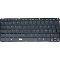 T-ProTek DEUTSCHE - Tastatur Schwarz mit Trackpoint ohne Rahmen kompatibel für HP EliteBook 2560p (LJ459UT)
