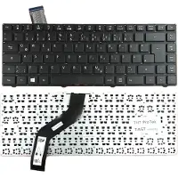 T-ProTek Tastatur - Farbe: Schwarz - ohne Rahmen Deutsches Tastaturlayout kompatibel für P/N: NK0013001