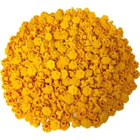 LEGO 2x2 Blume mit abgerundeter offener Noppe Gelb - 98262 NEU! Menge 500x
