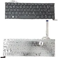 T-ProTek Tastatur - Farbe: Schwarz - mit Beleuchtung - ohne Rahmen Deutsches Tastaturlayout kompatibel für Model: MP-13C6