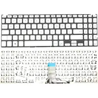 T-ProTek DEUTSCHE - Tastatur Keyboard Silber Ohne Rahmen kompatibel für Asus VivoBook 15 X515EA-BQ1370T