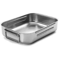 Lacor 62540A Bratpfanne mit A Griffen E 18/10 40 x 28 cm