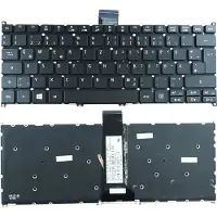 T-ProTek DE - Tastatur mit Beleuchtung Ohne Rahmen kompatibel für Acer TravelMate P236-M
