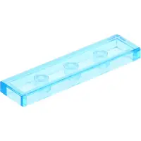 LEGO 50 Stück 2431 Fliesen Tiles 1x4 Part Basic Panel 50 Trans - Hellblau