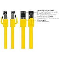 GOOD CONNECTIONS RNS-RJ45 Patchkabel S/FTP (PiMF) CAT 8.1 CAT8.1 7.5m yellow