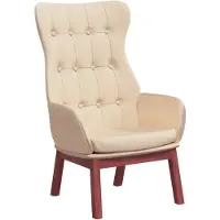vidaXL "SALE 2026"Relaxsessel - Modernes Design - TV-Sessel - Einzelsofa - Creme Stoff - Couchsessel DE9319258