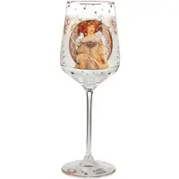 Goebel Alphonse Mucha - Träumerei (Weinglas, Glas)