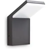 Ideal Lux Modern Style Applique Aluminium Anthrazit Led 9W 4000K Natürliches Licht