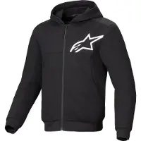 Alpinestars Chrome V2 Sport Motorrad Hoodie Herren schwarz, 4XL