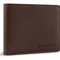 Bugatti Leder Geldbörse Lima RFID Wallet With Flap Cognac braun