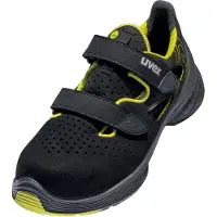 Uvex 1 G2 Sandalen S1 schwarz, gelb Weite 10 Gr. 40