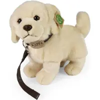Rappa Plüschhund Golden Retriever mit Leine, 25 cm, umweltfreundlich