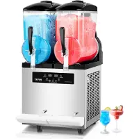 Vevor kommerzielle Slusheis Maschine 12 L x 2 Doppeltank-Maschine für gefrorene Getränke