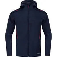 Jako Challenge Freizeitjacke Mit Kapuze Herren - Marine Meliert / Maroon