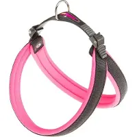 Ferplast Agila Fluo, Hund, Westengeschirr, Schwarz, Fuchsie, Nylon, Einfarbig, 65 cm