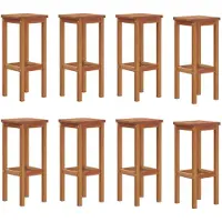 Syfax Barhocker 8 Stk. Massivholz Akazie