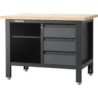 Feistos Werkstatteinrichtung Titos 2 Werkbank mit Schubladen 120 cm