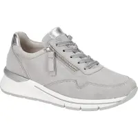 Gabor DAVOS Damenschuhe - sportliche Schnür- Halbschuhe grau Freizeit