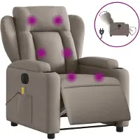 Sonstiges Massagesessel Elektrisch Taupe Stoff
