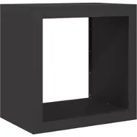 vidaXL Brennholzregal Schwarz 60x40x60 cm Stahl