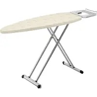 Tefal PRO ELEGANCE, Bügelbrett in Originalgröße, Baumwolle, Beige, Grau, Abbildung, Rechteckig, Edelstahl