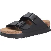 Birkenstock Damen Pantoletten Arizona Platform Dames - Zwart - Größe 39