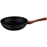 Berlinger Haus Granit-Wok 28 cm BH-1719 Ebenholz Palisander