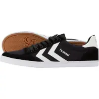 Hummel Slimmer Stadil Low Indoor Sneaker Schuhe schwarz/weiß 063512-2113, Schuhgröße:42 EU