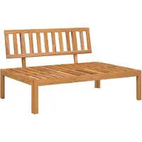 vidaXL Garten-Mittelsofa aus Paletten Massivholz Akazie