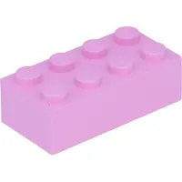 LEGO 25x Baustein 2x4, Hellrosa