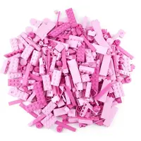 LEGO Steine Sondersteine Gemischt Rosa NEU! Menge 500x – Jede Mischung individuell zusammengestellt