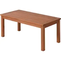 Spetebo Beistelltisch, Eukalyptus geölt - ca. 90 x 44 x 40,7 cm - Holz Tisch