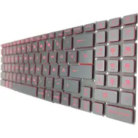 T-ProTek DEUTSCHE - Tastatur Keyboard Rot Beleuchtung kompatibel für MSI GF66 Katana 11UC-228