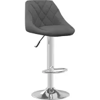 vidaXL "2026 MODERNE"Barhocker für Küche - Tresenhocker - Barstuhl - Dunkelgrau Samt - Barstühle klassischem Design CC5230807