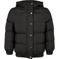 Urban Classics UCK1756 - Girls Hooded Puffer Jacket black 146/152
