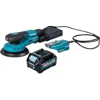 Makita BO 004 CGD1 Akku Exzenterschleifer 40 V max. 150 mm 3,0 mm Hub Brushless + 1x Akku 2,5 Ah - ohne Ladegerät