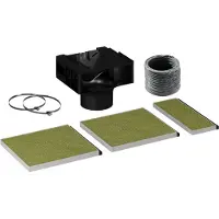 Siemens LZ11BKI16, Recycling-Set für Dunstabzugshaube, Mehrfarbig, , 1,4 kg, 455 mm, 335 mm