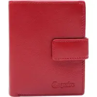 Esquire Leder Geldbörse Viktoria 62 Wallet Red dunkelrot