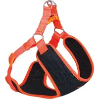Nobby Geschirr Black Mesh Reflect orange