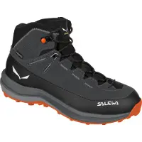 Salewa Wanderschuhe Kids Mountain Trainer 2 Mid Powertex Kinder Onyx Alloy-Schuhgröße 35