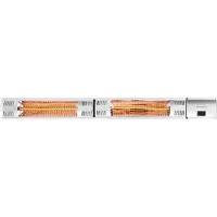 Silva Homeline 510022, Infrarot-Heizlüfter, Karbonfaser, IP54, Innen & Außen, Silber, 3000 W