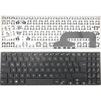 T-ProTek DEUTSCHE - Tastatur Keyboard Schwarz Ohne Rahmen kompatibel für Asus VivoBook 15 R507UB-BQ160T