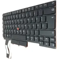 T-ProTek DE-Schwarz Tastatur mit Trackpoint kompatibel für Lenovo ThinkPad E14 2nd Gen (20T7)