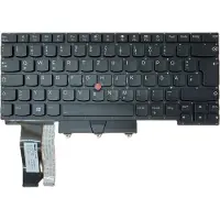 T-ProTek DE-Schwarz Tastatur mit Trackpoint kompatibel für Lenovo ThinkPad E14 (20RA001MPB)
