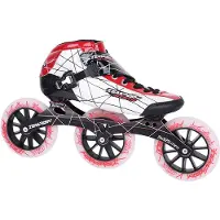 Tempish Speedskates ATATU NIEDRIG Orange Größe 48, Kohlefaser, formbares Skelett, 125mm Rollen