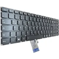 T-ProTek DE Schwarz Tastatur mit Beleuchtung, ohne Rahmen kompatibel für Lenovo IdeaPad U530P