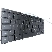T-ProTek DEUTSCHE - Tastatur Keyboard Schwarz mit Rahmen , Beleuchtung kompatibel für SAMSUNG NP900X3E-A01FR