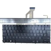T-ProTek DEUTSCHE - Tastatur Keyboard Schwarz mit Rahmen , Beleuchtung kompatibel für SAMSUNG NP900X3C-A05DE