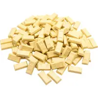 LEGO 1x2 Fliesen modifiziert Barren Hellbeige - 99563 NEU! Menge 500x
