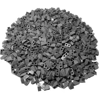 LEGO 2x1 Dachsteine Dach 45 Grad Dunkelgrau für Dach - 3040 NEU! Menge 500x